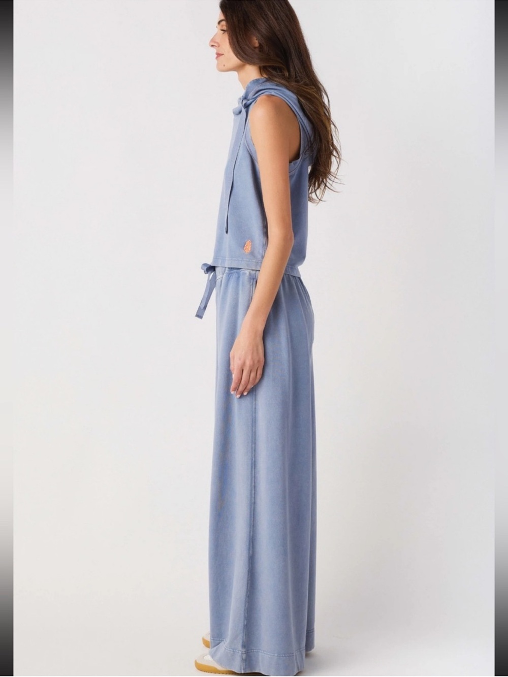 NWT Free People Movement Keep Pace 2 piece set blue Ashe medium - Picture 5 of 10